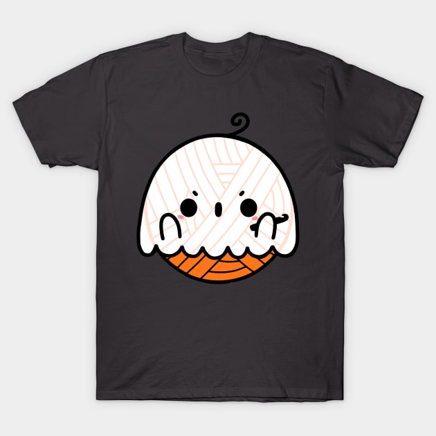 Spoopy Yarn Crochet Ghost T-Shirt by HELLOhappy